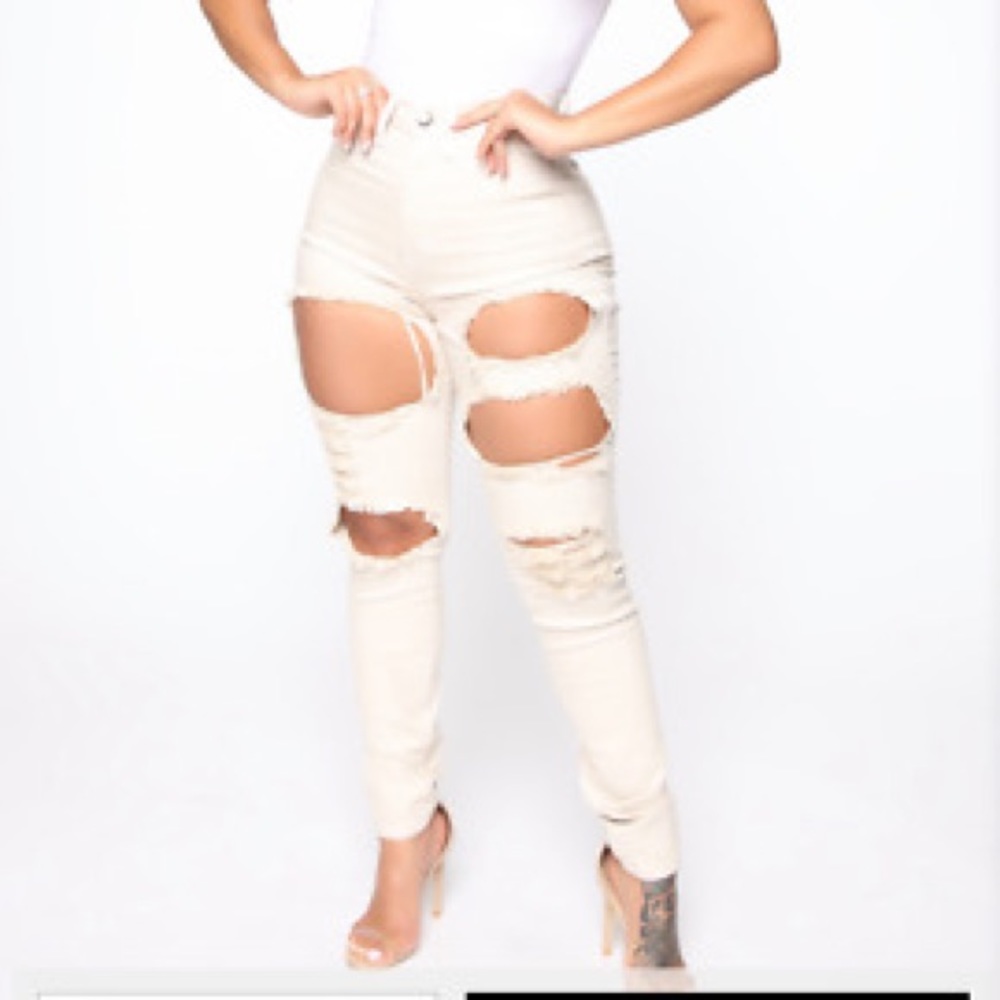 Nicki Distressed Skinny Jean